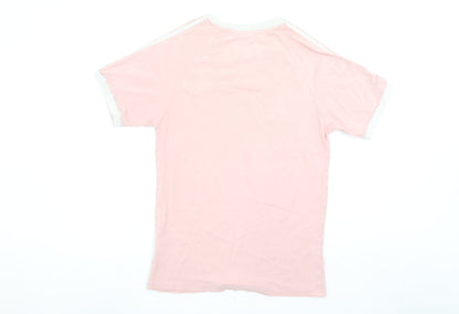 Womens UK Size M adidas Pink Basic T-Shirt