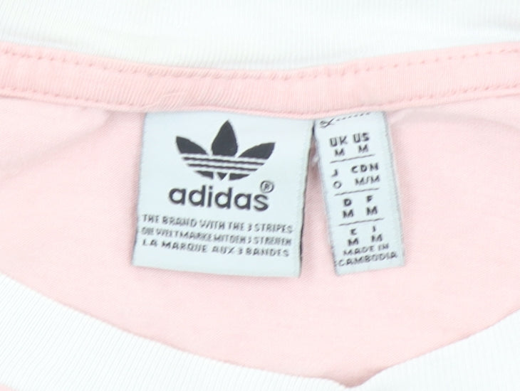 Womens UK Size M adidas Pink Basic T-Shirt