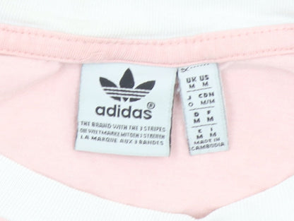 Womens UK Size M adidas Pink Basic T-Shirt