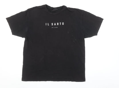 Mens UK Size M Il Sarto Black  T-Shirt