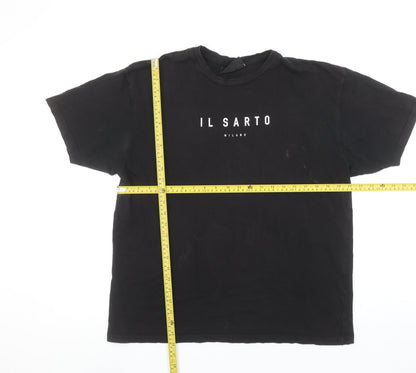 Mens UK Size M Il Sarto Black  T-Shirt