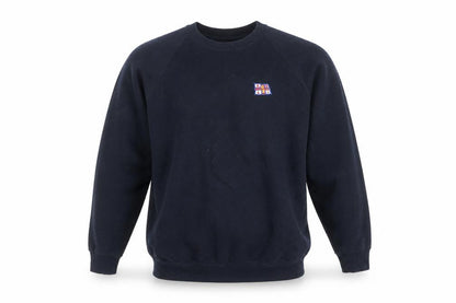 Mens UK Size L Russell Black Pullover Sweatshirt