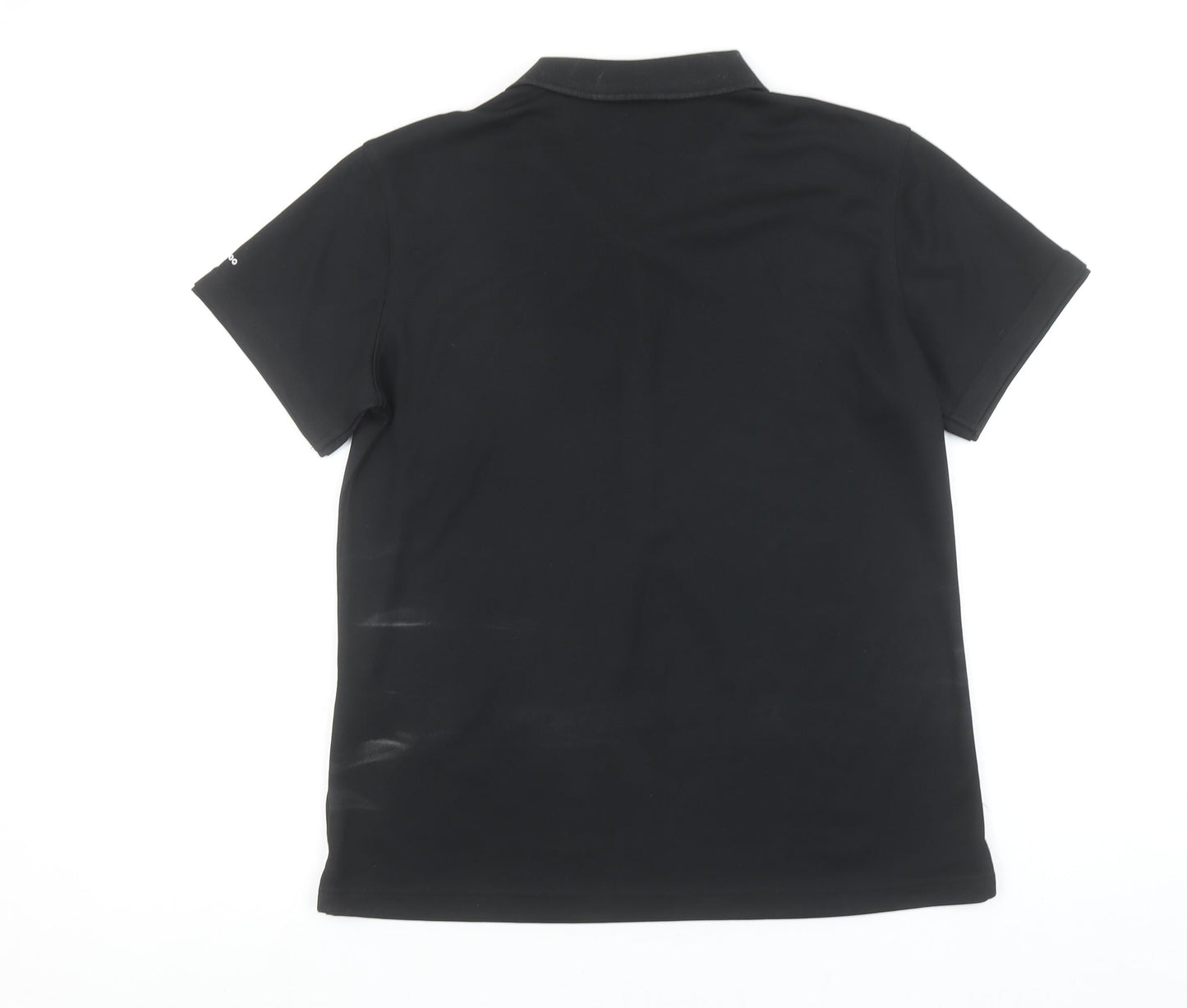 Womens UK Size M Catmandoo Black Basic Polo