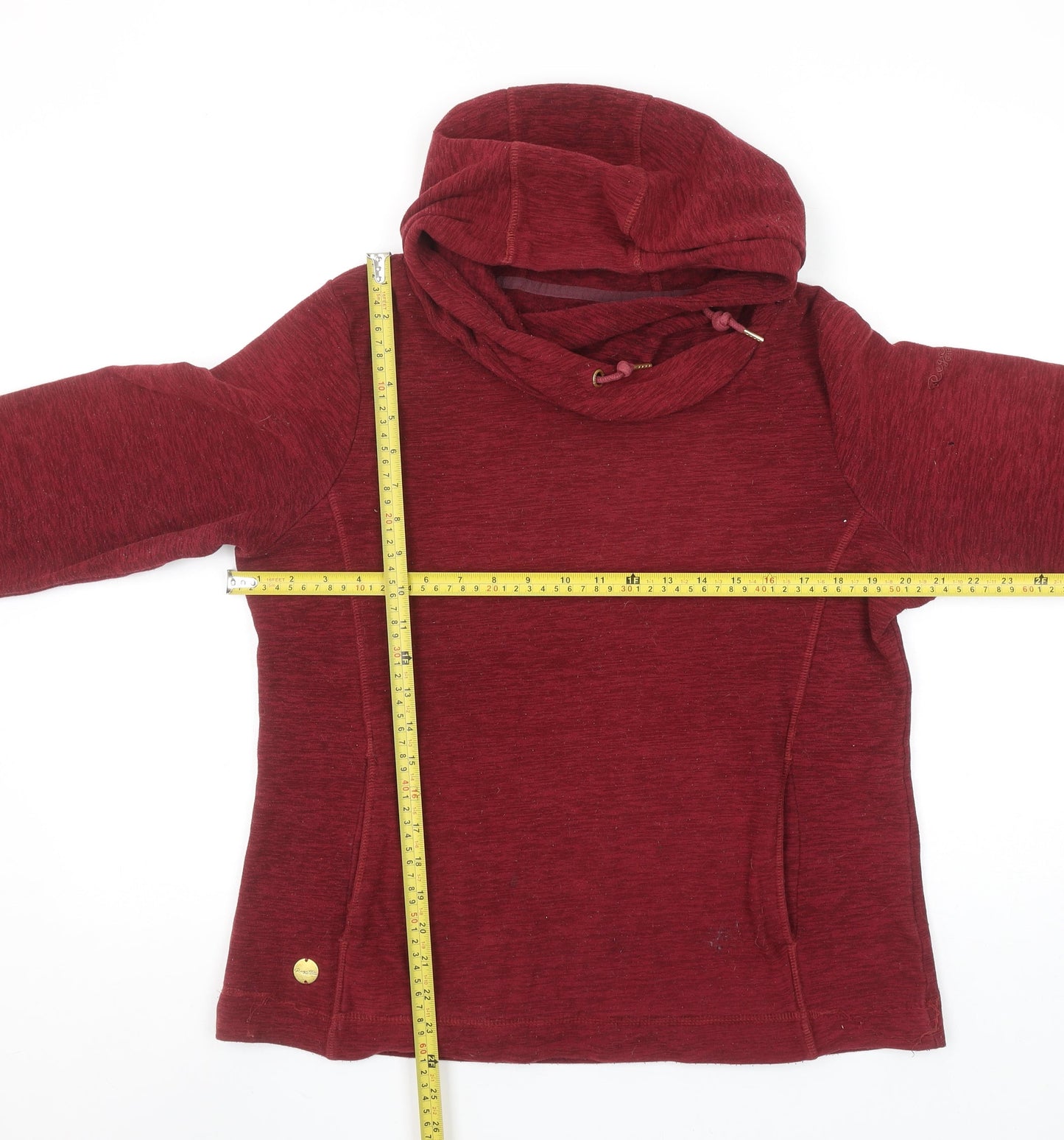 Womens UK Size 12 Regatta Red Pullover Hoodie