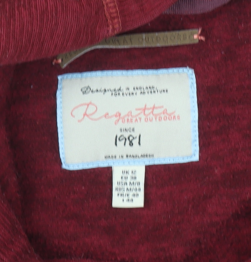 Womens UK Size 12 Regatta Red Pullover Hoodie