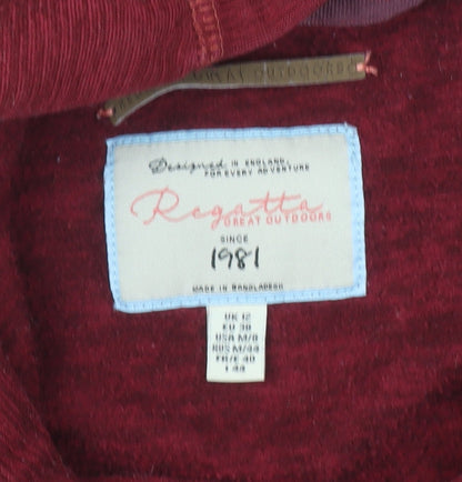 Womens UK Size 12 Regatta Red Pullover Hoodie
