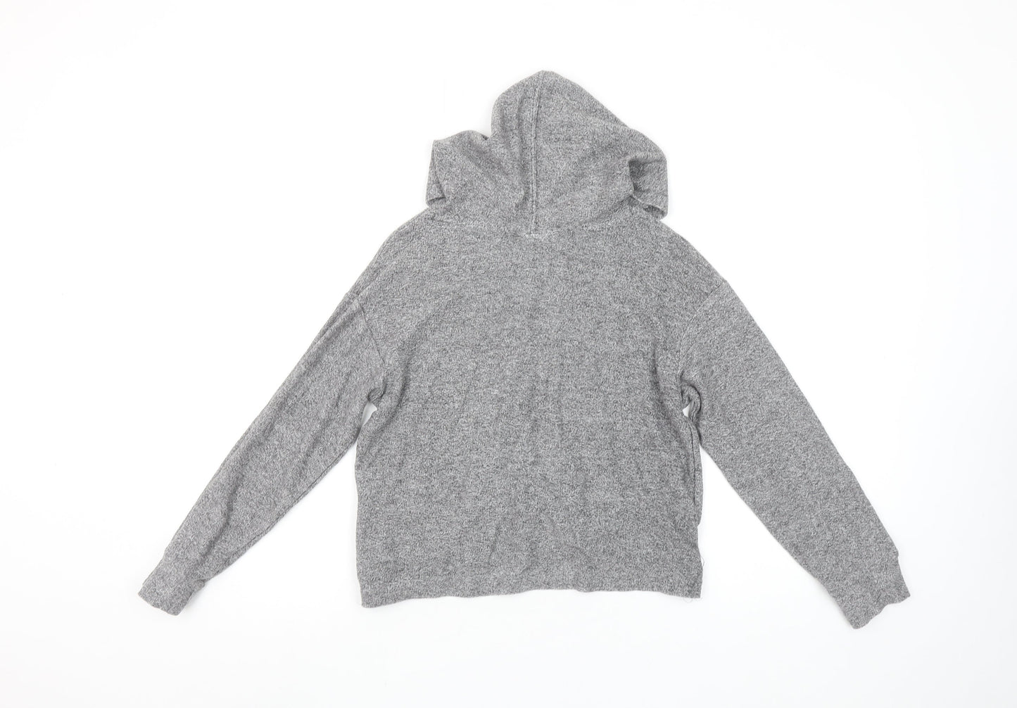 Girls UK Size 8-10 Years Converse Grey Pullover Hoodie