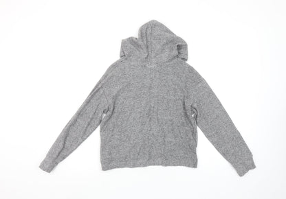Girls UK Size 8-10 Years Converse Grey Pullover Hoodie