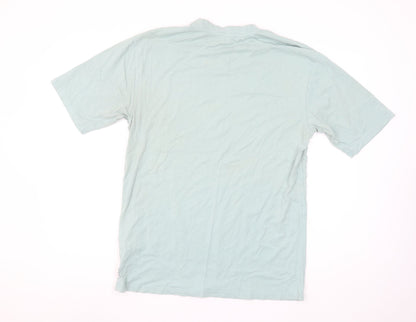 Only & Sons Men’s Light Green Organic Cotton Short Sleeve T-Shirt M
