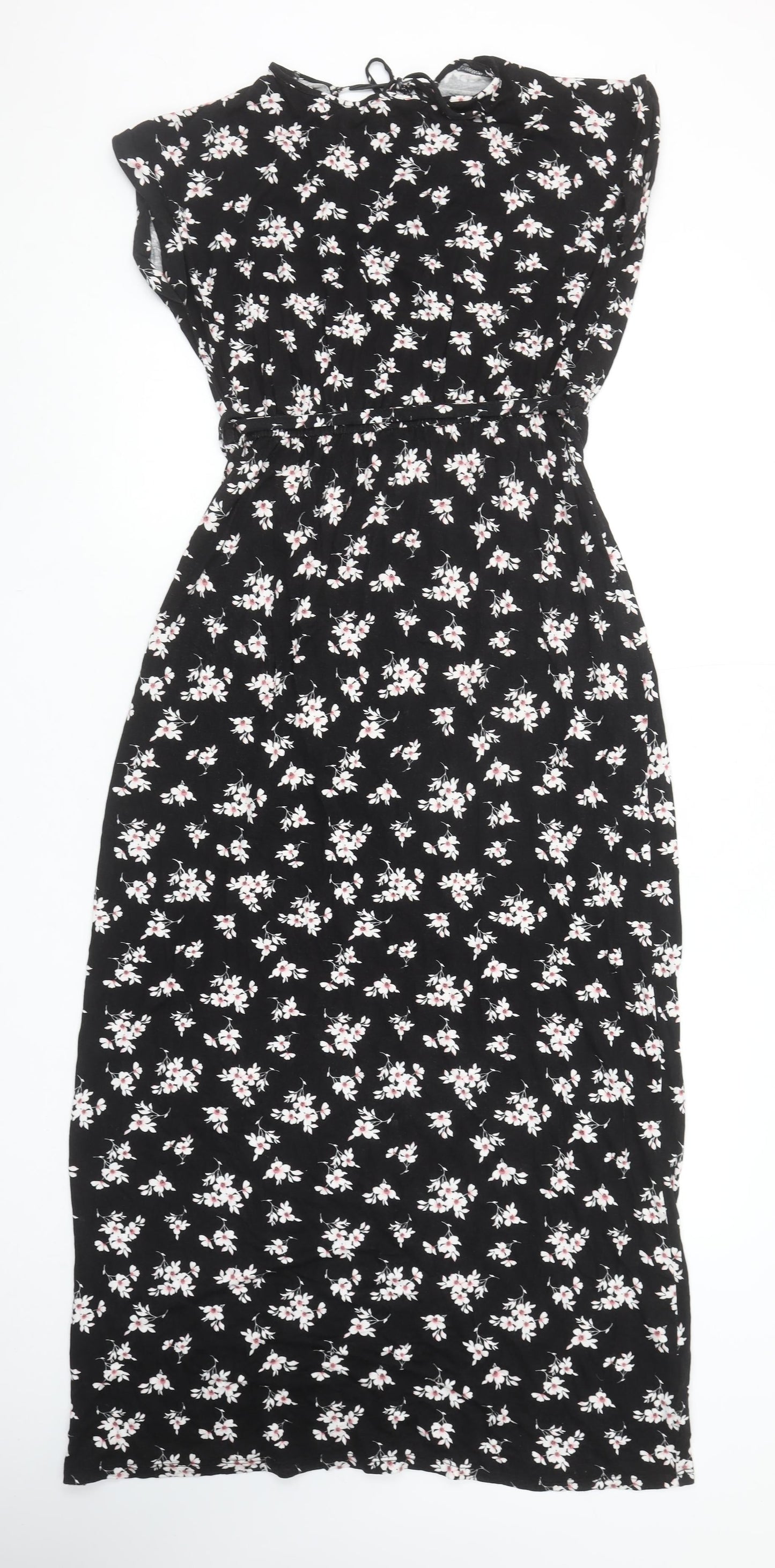 Dorothy Perkins Women’s Black Floral Maxi Dress Size 12