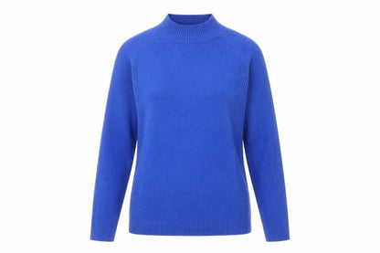 Womens UK Size S BASSINI Blue Pullover Jumper