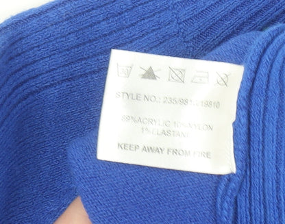 Womens UK Size S BASSINI Blue Pullover Jumper