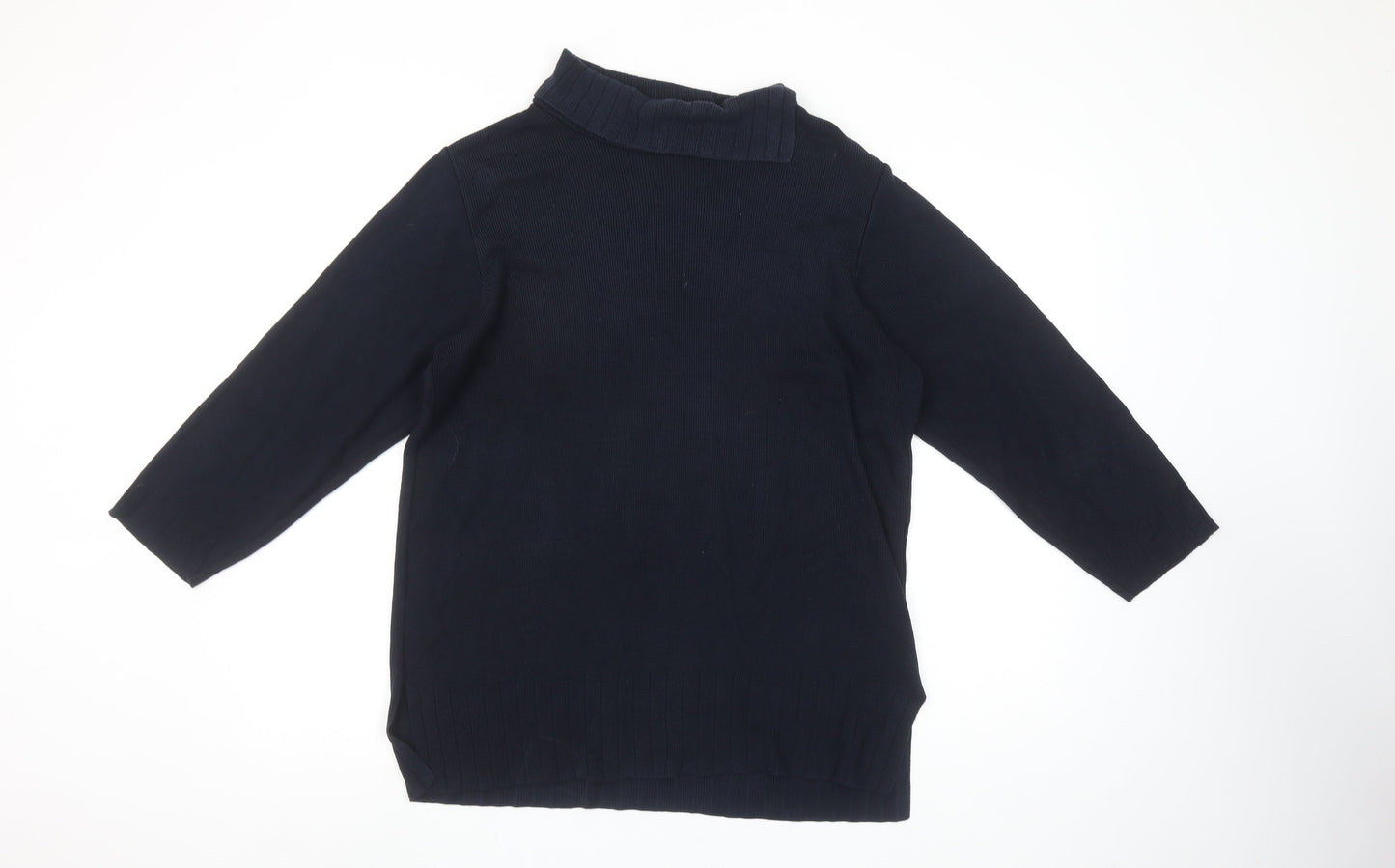 Womens UK Size 12 Marks and Spencer Blue Pullover Jumper