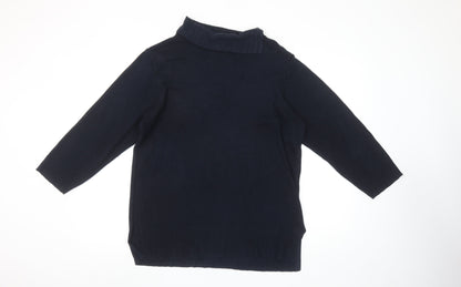Womens UK Size 12 Marks and Spencer Blue Pullover Jumper