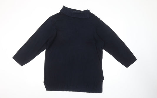 Womens UK Size 12 Marks and Spencer Blue Pullover Jumper