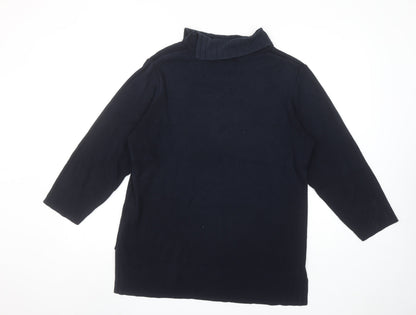 Womens UK Size 12 Marks and Spencer Blue Pullover Jumper