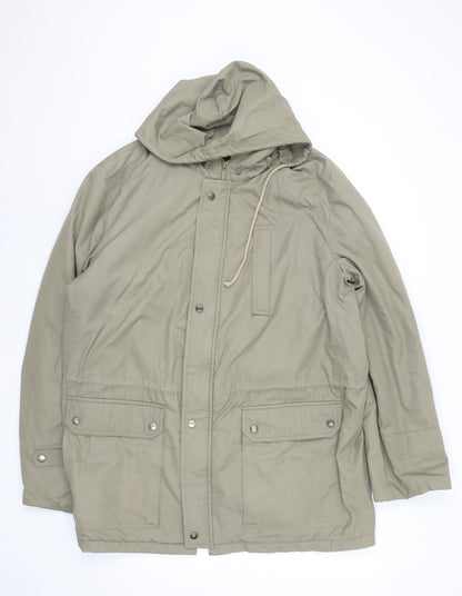 Mens UK Size 54 Rikson Touring Green Parka Coat