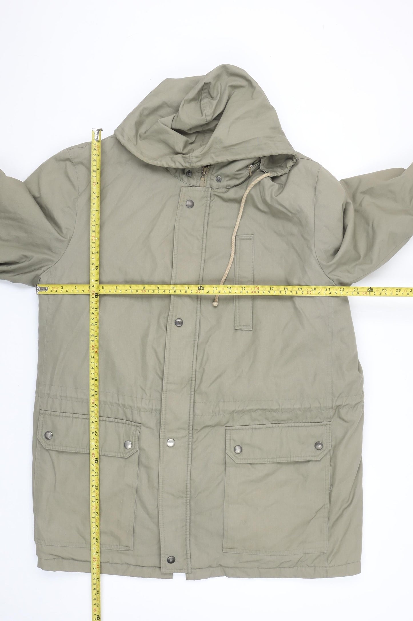Mens UK Size 54 Rikson Touring Green Parka Coat