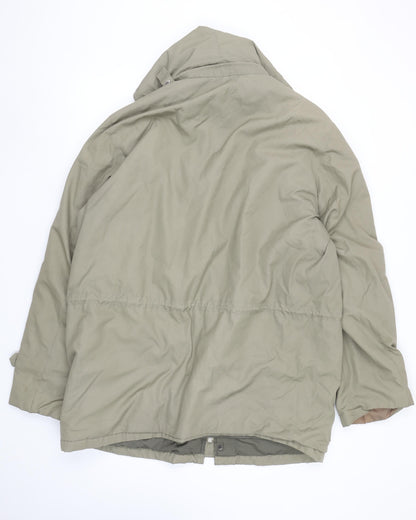 Mens UK Size 54 Rikson Touring Green Parka Coat