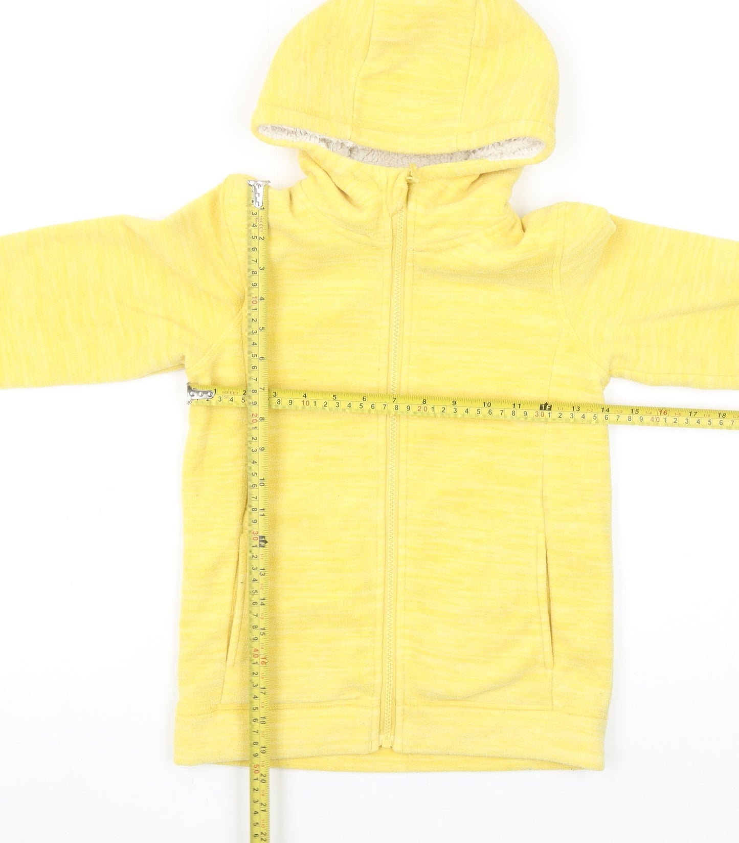 Girls UK Size 9-10 Years Mountain Warehouse Yellow Basic Jacket