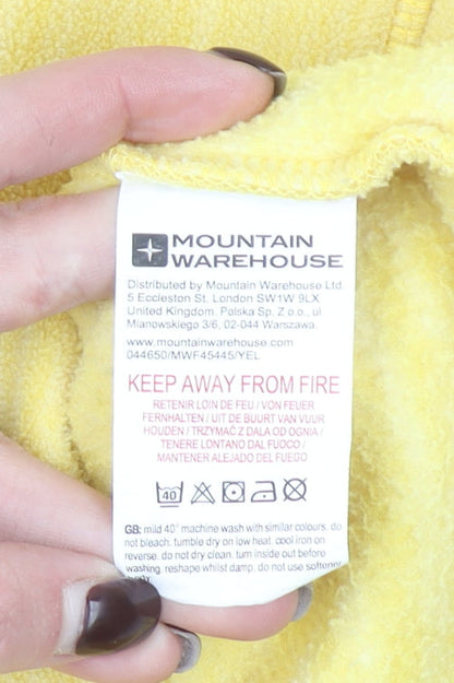 Girls UK Size 9-10 Years Mountain Warehouse Yellow Basic Jacket