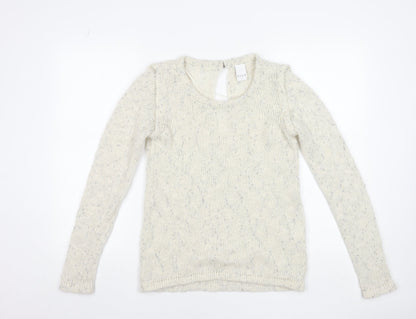 Womens UK Size S VILA Ivory Pullover Jumper