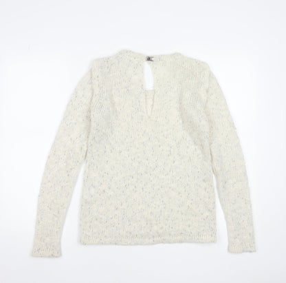 Womens UK Size S VILA Ivory Pullover Jumper