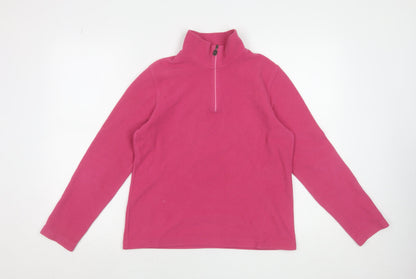 Womens UK Size L Conte of Florence Pink Pullover Sweatshirt