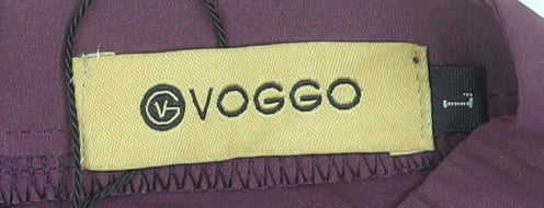 Womens UK Size M Voggo Purple Tunic Blouse