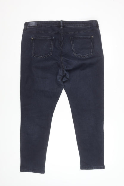 Monsoon Women's Blue Skinny Stretch Jeans Size 20