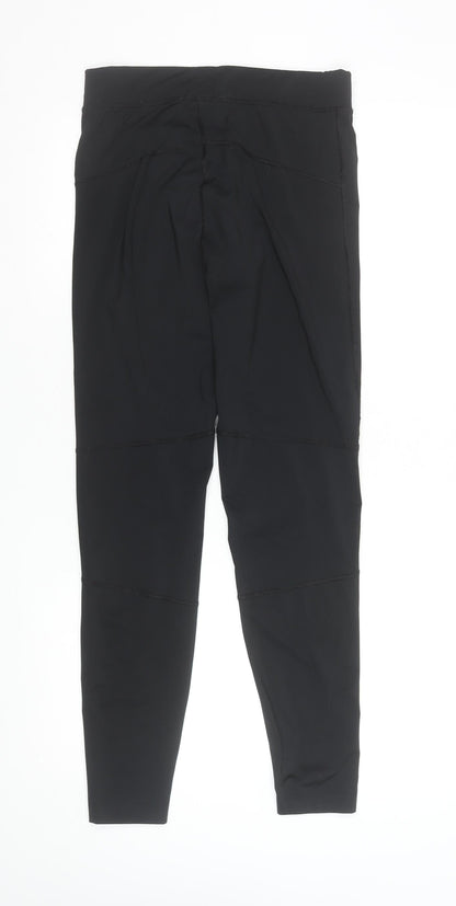Womens UK Size S Tommy Sport Slim Fit Leggings Black Leggings