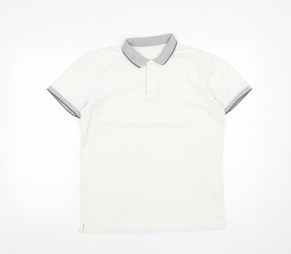 Mens UK Size L Uniqlo 100% Polyester Polo Shirt