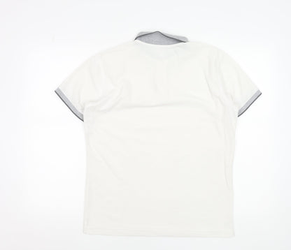 Mens UK Size L Uniqlo 100% Polyester Polo Shirt
