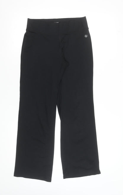 Womens UK Size S St. Bernard Regular Fit Straight Black Trousers