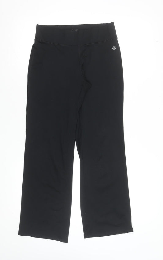 Womens UK Size S St. Bernard Regular Fit Straight Black Trousers