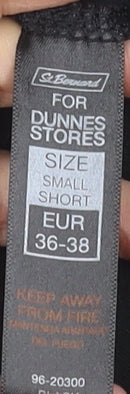 Womens UK Size S St. Bernard Regular Fit Straight Black Trousers