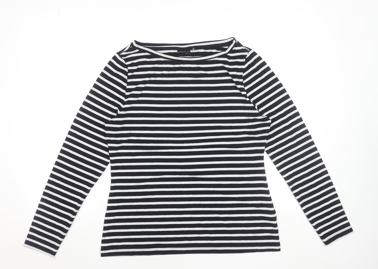 Womens UK Size 14 ASOS DESIGN Black Basic T-Shirt