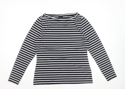 Womens UK Size 14 ASOS DESIGN Black Basic T-Shirt