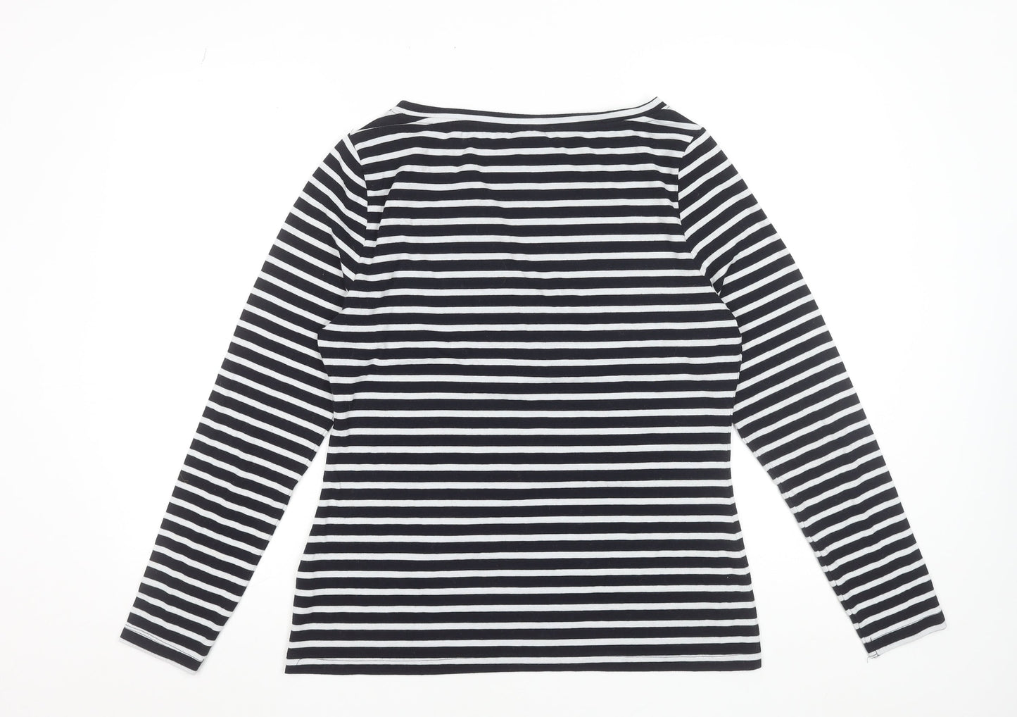 Womens UK Size 14 ASOS DESIGN Black Basic T-Shirt