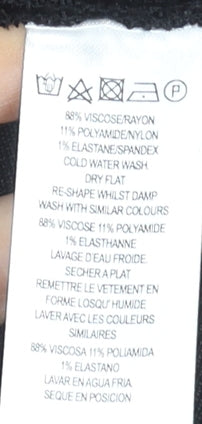 French Connection Women's Black Size 8 Off Shoulder Bodycon Dress