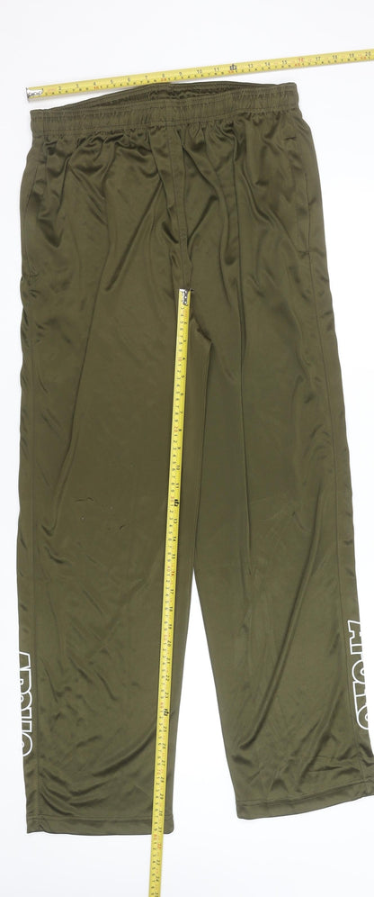 Apollo Men Green 2XL Jogger Trousers Quick Dry Sportswear