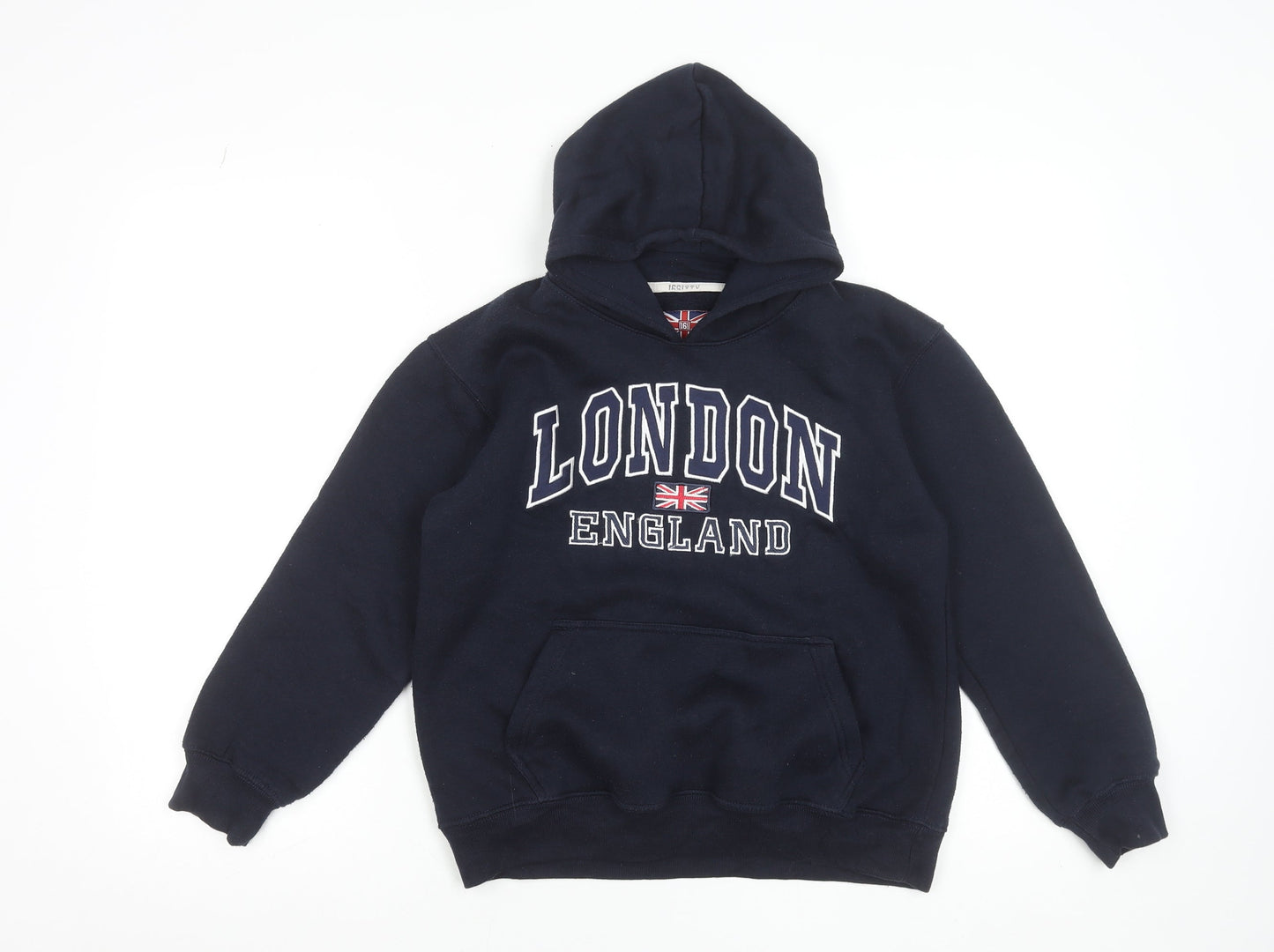 Boys UK Size 11-12 Years 16Sixty Blue Pullover Hoodie