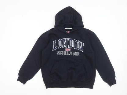 Boys UK Size 11-12 Years 16Sixty Blue Pullover Hoodie