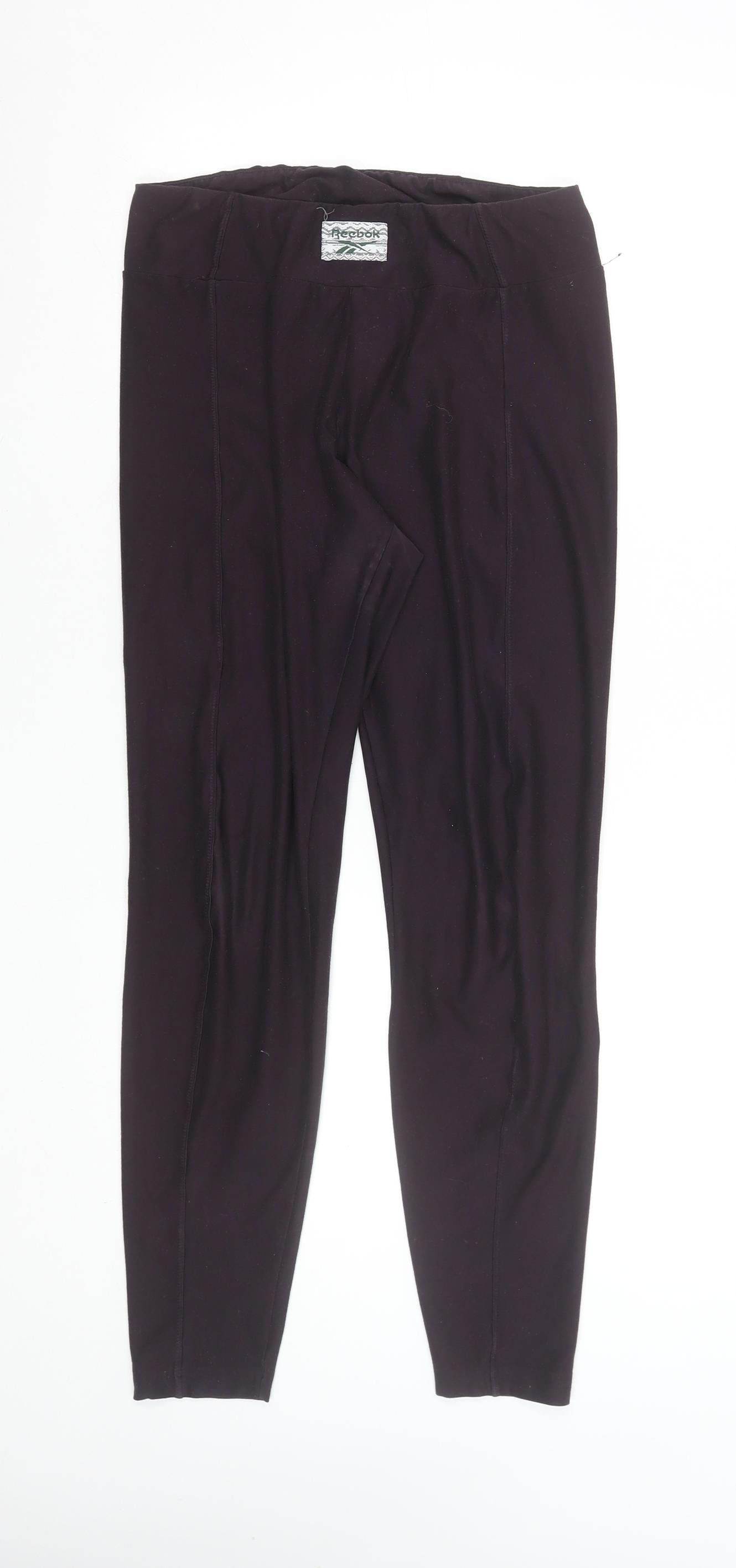 Womens UK Size M Reebok Slim Fit Leggings Black Leggings