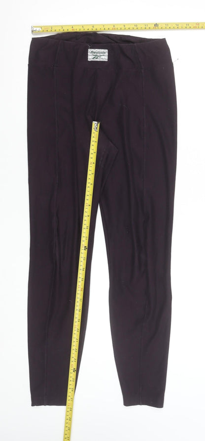 Womens UK Size M Reebok Slim Fit Leggings Black Leggings