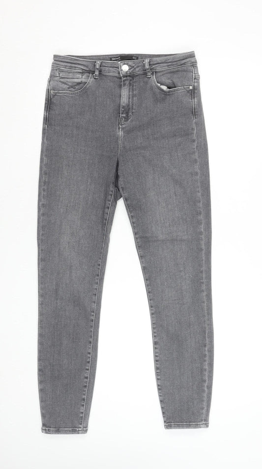 Womens UK Size 12 St. Bernard for Dunnes Stores Slim Fit Skinny Grey Jeans