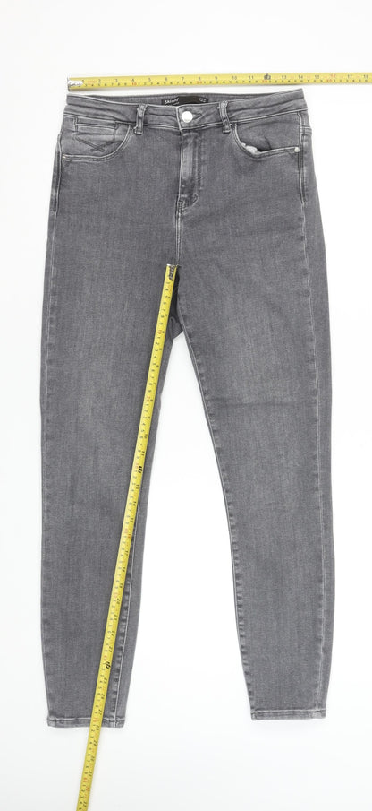 Womens UK Size 12 St. Bernard for Dunnes Stores Slim Fit Skinny Grey Jeans