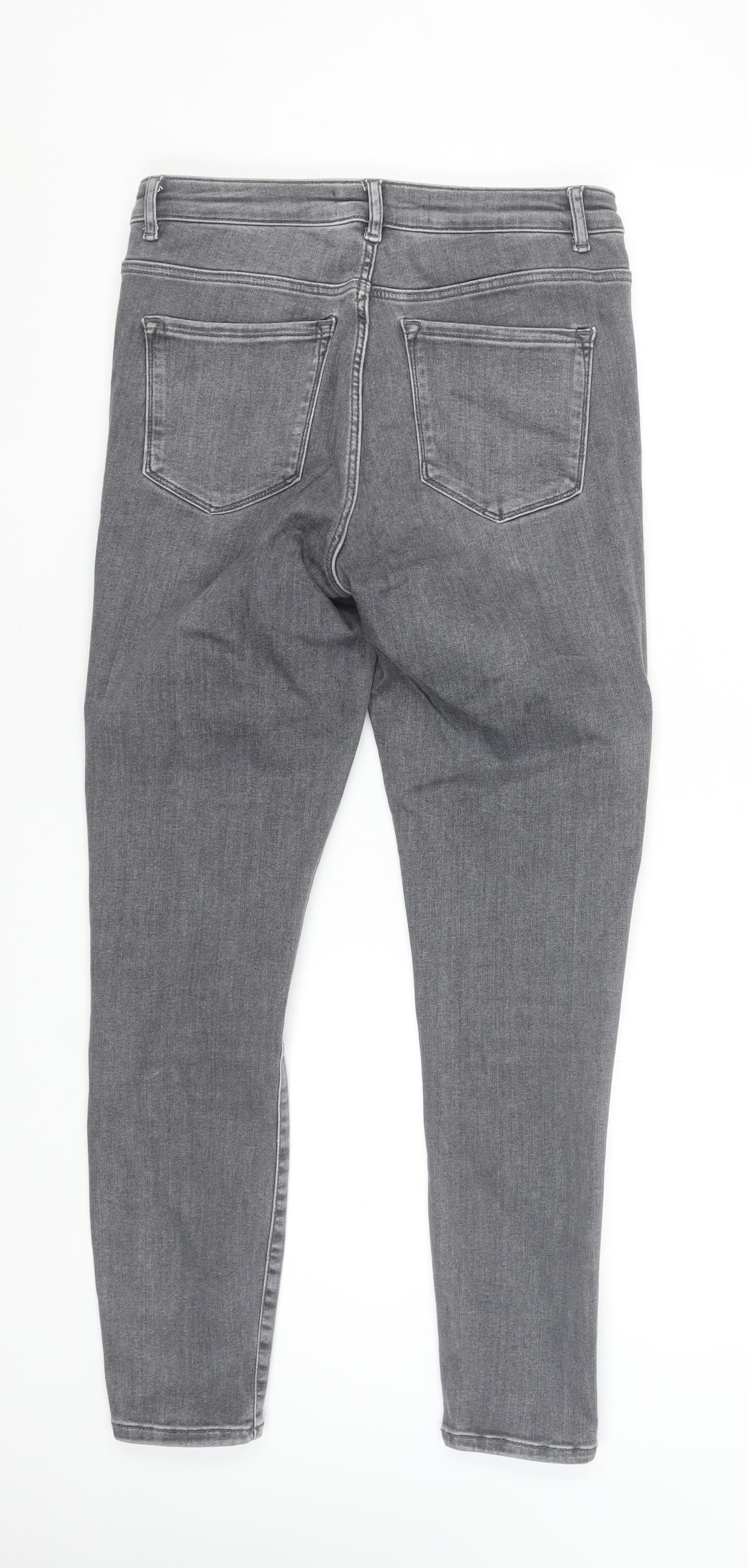 Womens UK Size 12 St. Bernard for Dunnes Stores Slim Fit Skinny Grey Jeans