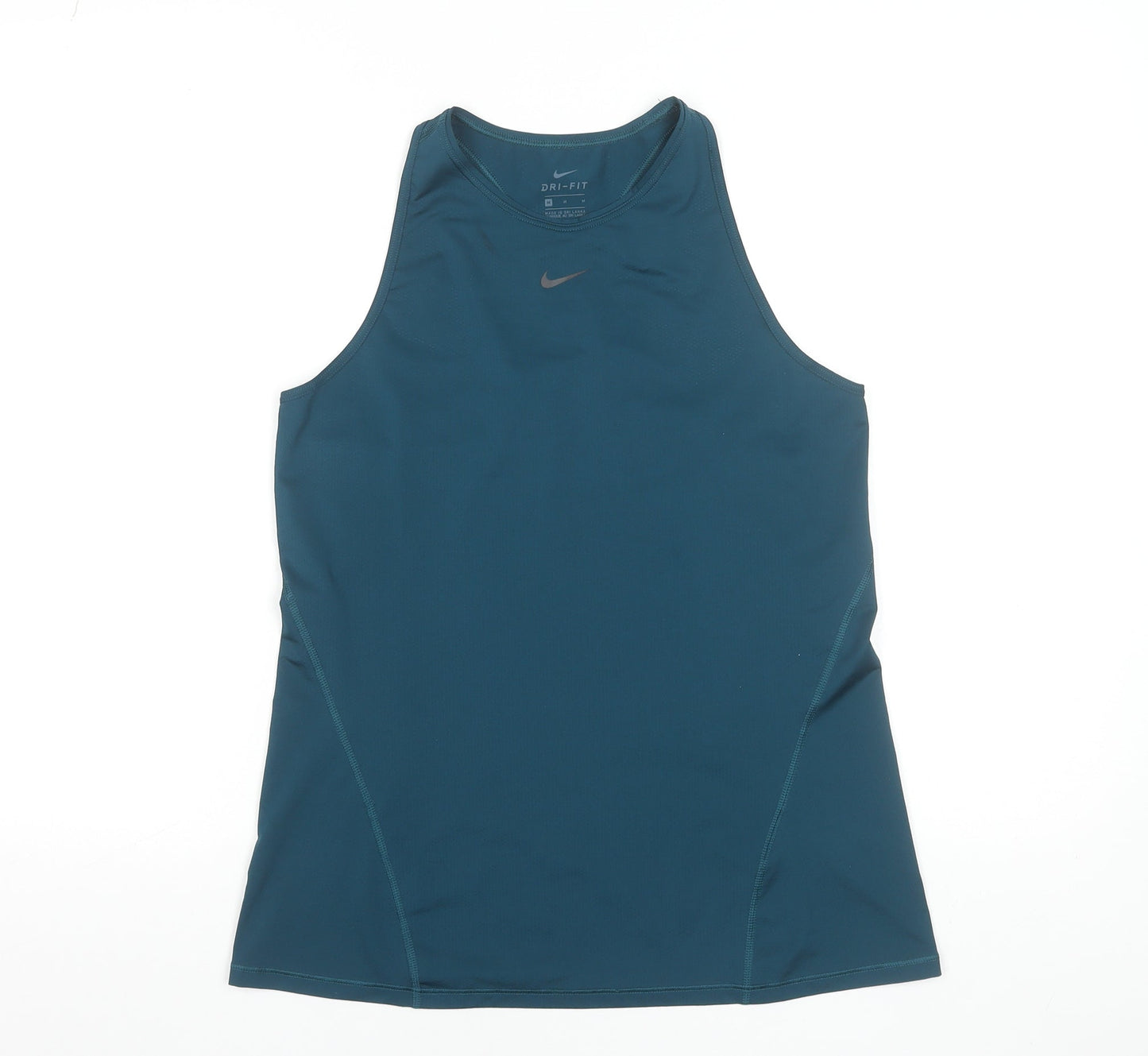 Nike Women’s Blue Dri-FIT Tank Top Size M Athletic Sleeveless Gymwear