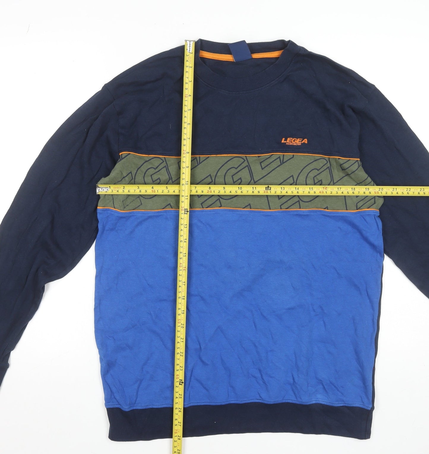 Legea Men's Multicoloured XL Long Sleeve Cotton T-Shirt